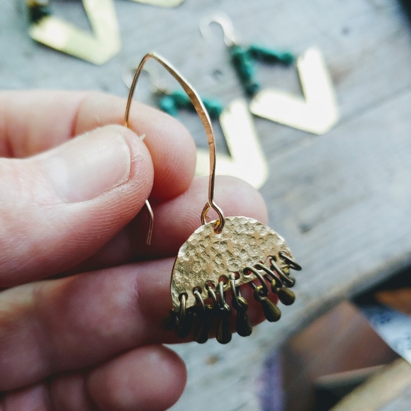 More coming soon!! 🐝"Bee Brass" 🐝 Half Moons - Picture 2 of 5